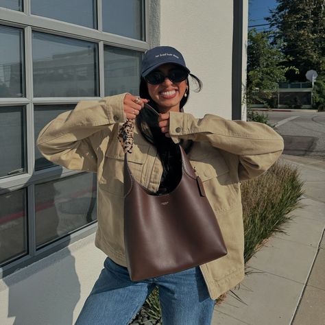 autumn character fit ft. my @coach Brooklyn Shoulder Bag (I love her!!) 🍂🦦🫶🏽💫🪵 Coach Brooklyn Shoulder Bag 39, Coach Brooklyn 28, Coach Brooklyn Shoulder Bag, Coach Shoulder Bag Outfit, Dallas Outfits, Autumn Character, Brooklyn Outfit, Coach Brooklyn, Dallas Outfit