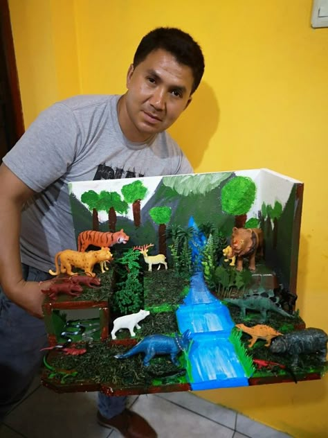 Diy Animal Habitat Project, Ocean Art Projects, Diorama Kids, Habitats Projects, Wacky Hair Day, Best Christmas Toys, Craft Work For Kids, Science Crafts, Science Projects For Kids