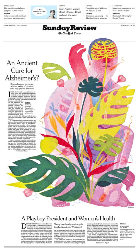 Opinion | The Year In Illustration 2017 - The New York Times Collaborative Illustration, Eleanor Davis, Animation Layout, Newspaper Design Layout, 달력 디자인, Editorial Art, Newspaper Design, Magazine Layout Design, Magazine Illustration