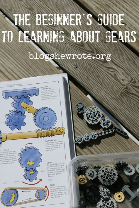 The Beginner's Guide to Learning about Gears - Blog, She Wrote Diy Gears, Pulleys And Gears, Lego Gears, Grade 4 Science, Lego Wedo, Stem Classes, Lego Mindstorms, Lab Activities, Mechanical Engineering Design