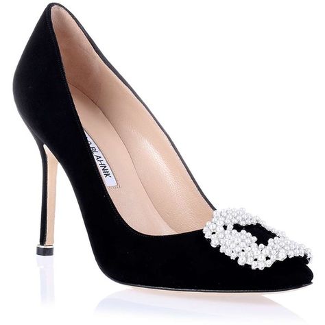 Manolo Blahnik Hangisi suede black pump (1,380 SGD) ❤ liked on Polyvore featuring shoes, pumps, heels, manolo blahnik, black high heel pumps, suede pointed-toe pumps, black heel pumps, black pointed-toe pumps and black suede pumps Heels Manolo Blahnik, Formal Pumps, Black High Heel Pumps, Manolo Blahnik Pumps, Manolo Blahnik Black, Manolo Blahnik Hangisi, Shoes Pumps Heels, Black Suede Shoes, Fashion Diary