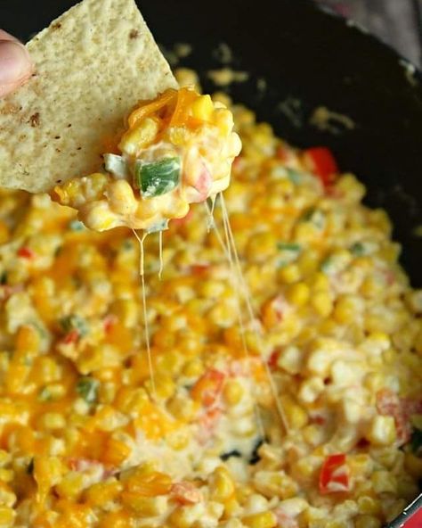 Incredible Recipes - Lisa on Instagram: “Creamy Cheesy Spicy Hot Corn Dip!!! A dangerously delicious appetizer or snack!! 😋 ✅Get the Recipe here…” Cheesy Hot Corn Dip, Hot Corn Dip, Corn Dip Recipes, Hot Corn, Corn Dip, Corn Recipes, Incredible Recipes, Recipes From Heaven, Appetizer Dips