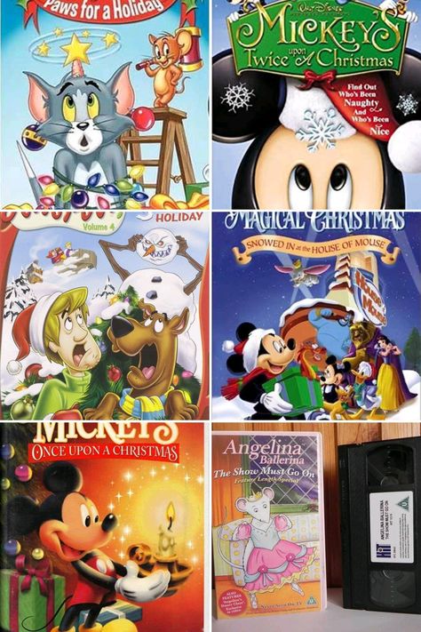 🎄 Mickey's Twice Upon Christmas DVD What's New Scooby Doo A Scary Holiday DVD Tom And Jerry Paws For A Holiday DVD Angelina Ballerina The Must Show Go On DVD Mickeys Once Upon Christmas VHS & Mickey's Magical Christmas Snowed In At The House Of Mouse DVD (2004-2005)🎁 Christmas Cartoon Movies, What's New Scooby Doo, House Of Mouse, Christmas Dvd, New Scooby Doo, Hollywood Scenes, Angelina Ballerina, Holiday Movies, Snowed In