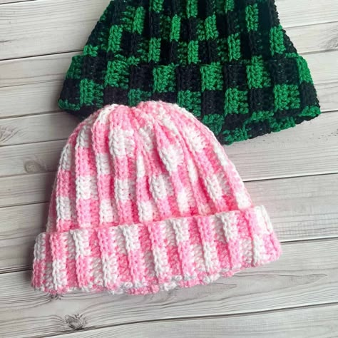 Checkered Crochet Hat Free Pattern, Checkered Crochet Beanie Pattern Free, Crochet Checkered Beanie Pattern Free, Checker Beanie Crochet Pattern, Crochet Checkered Beanie Pattern, Checkered Beanie Crochet Pattern, Checkered Crochet Hat, Checkered Beanie Crochet, Checkered Crochet Beanie