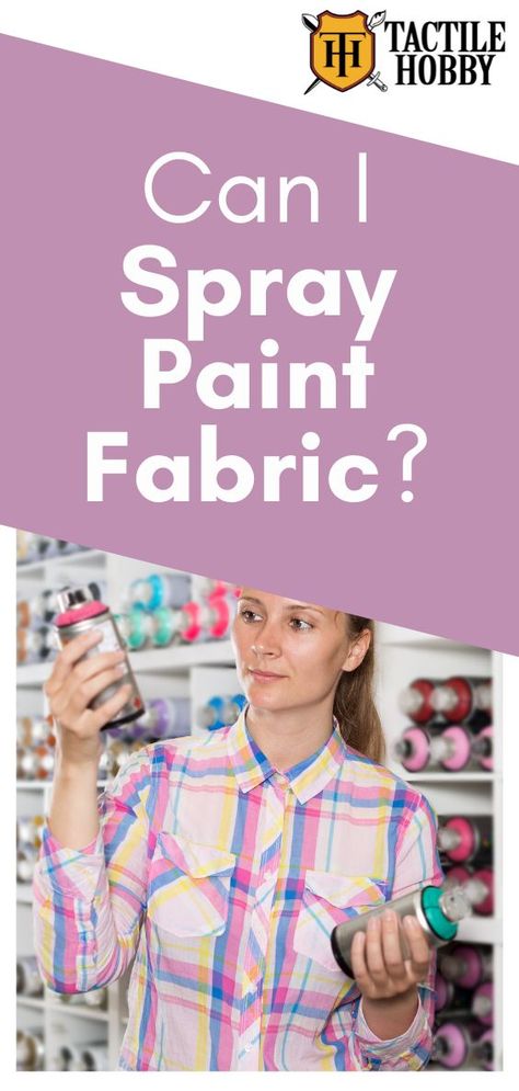 Spray paint was invented in 1949 as a means of covering radiators with aluminum paint. Ever since its invention, spray paint has been coveted for its quick, easy, and permanent application to a wide range of materials, from automobiles to furniture to city walls around the globe. Can you spray paint fabric? Diy Fabric Spray Paint, Spray Painting Fabric, Spray Paint Fabric, Spray Paint Techniques, Spray Paint Plastic, Recycle Projects, Fabric Spray Paint, Glitter Spray Paint, Spray Paint Canvas