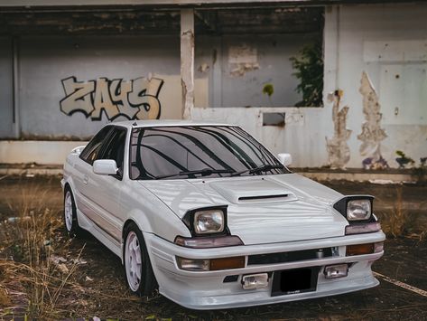 #ae92trueno #toyotaclassiccar #running90s #jdmlifestyle #jdmcar #jdmculture Ae92 Trueno, Jdm, Toyota, Cars, Vehicles, Quick Saves