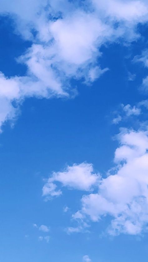 Aesthetic Blue Sky Wallpaper, Blue Things To Draw, Aesthetic Blue Sky, Blue Sky Images, Blue Bg, Blue Sky Wallpaper, Blue Things, Sky Images, Blue Sky Clouds