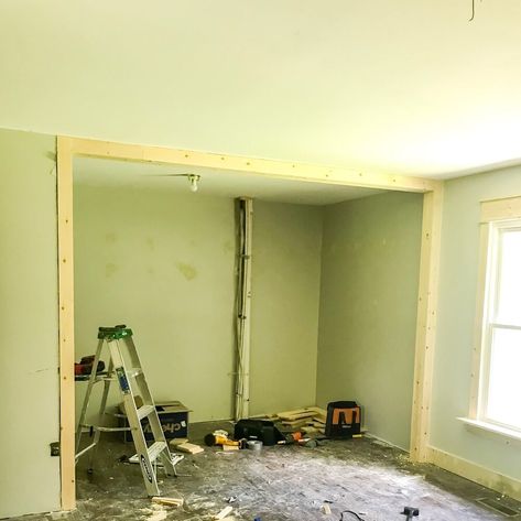 Removing Closet, Diy Window Trim, Removing A Wall, New Home Decorating Ideas, Remove Wall, Wall Removal, Removing Popcorn Ceiling, How To Patch Drywall, Bedroom Mood Board