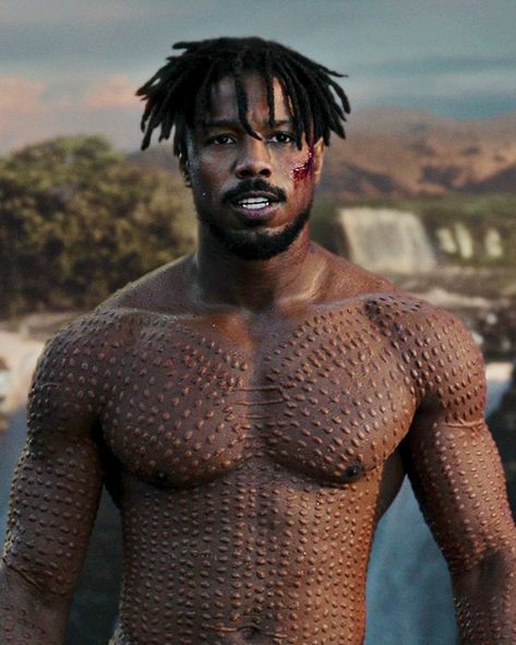 Michael B Jordan Killmonger, Gym Men Motivation, Men Motivation, David Giuntoli, Erik Killmonger, Best Physique, Dragon Wall, Guy Gifs, Michael B Jordan