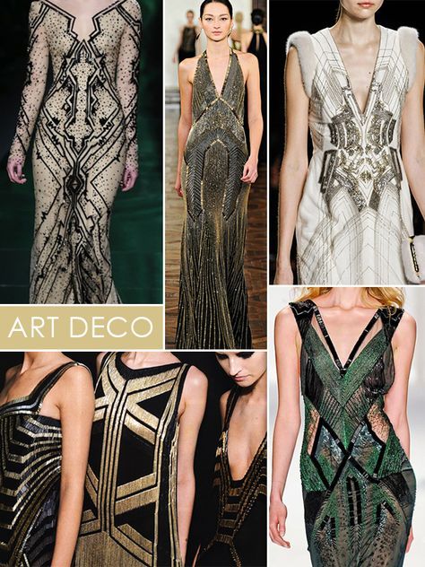 Art Deco Design Style Fashion Interpretation: Monique Lhuillier, Beads Gowns, Deco Style, Art Pattern, Art Deco Dress, Art Deco Fashion, Deco Vintage, Artdeco, Emeralds Gowns. Art Deco Fashion Modern, Ralph Lauren Runway, Emerald Gown, Idea Box, Runway Gowns, Deco Fashion, Deco Dress, Motif Art Deco, Art Deco Dress