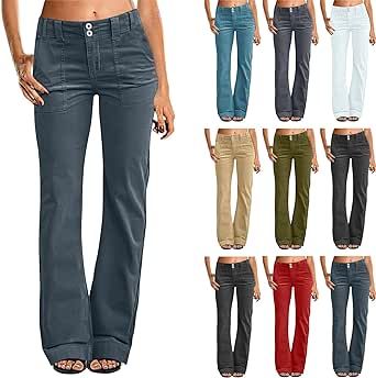 Rainbow Outfit, Pants High Waisted, Comfy Chic, High Waist Fashion, Pants With Pockets, Farm Girl, Pants Casual, Chino Pants, New Wardrobe