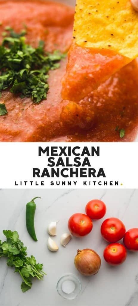 Roasted Tomato Salsa Recipe, Salsa Ranchera, Little Sunny Kitchen, Sunny Kitchen, Mexican Salsa, Mild Salsa, Vegan Mexican Recipes, How To Make Salsa, Easy Mexican