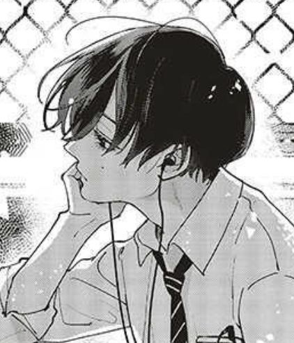 Manga Listening To Music, Studio Cabana Manga, Studio Cabana, Hello Melancholic Manga, Handsome Manga Guys Black And White, Manga Boy Black And White, Black And White Anime Playlist Cover, Male Manga, Music Boy