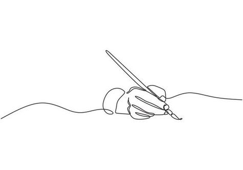 Single line drawing of hand golding art painting brush to make an artwork. Concept of artist painter minimalism 8606335 Vector Art at Vecteezy Single Line Drawing, Painting Brush, Line Art Design, Single Line, Cityscape Photos, Logo Banners, Custom Illustration, Custom Branding, Custom Logo Design