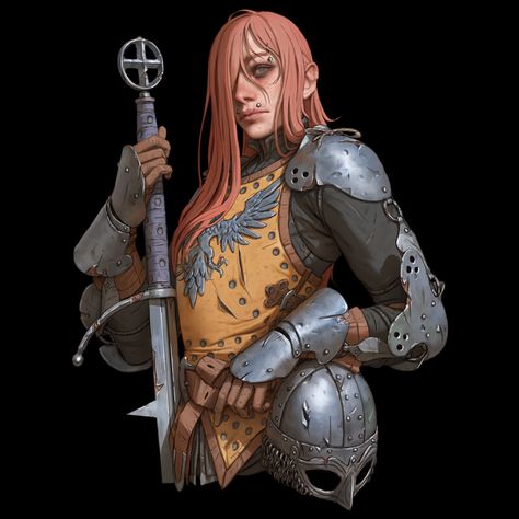 ArtStation - Bust Practice, Pavel Hristov Pavel Hristov, Dnd Female Character Concept, Dnd Clothes, Imperial Knights, Female Armor, Character Pictures, Oc Inspo, Dnd Monsters, Knight Art