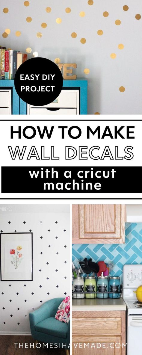 How To Make Wall Decals With A Cricut Machine. They can be placed wherever you want to create either an organic display or unique pattern, and are actually super inexpensive AND simple to make. Today I’m breaking down exactly how to make vinyl wall decals with a Cricut so you too can completely change the look of a room in just about an hour (yep…an hour!) Vinyl Projects Ideas Wall, Vinyl Wall Cricut, Bathroom Wall Vinyl Decor, Wall Decal On Cricut, Accent Wall With Cricut, Accent Wall Using Cricut, Fun Wall Decals, Cricut Home Improvement, Cricut For Home Decor