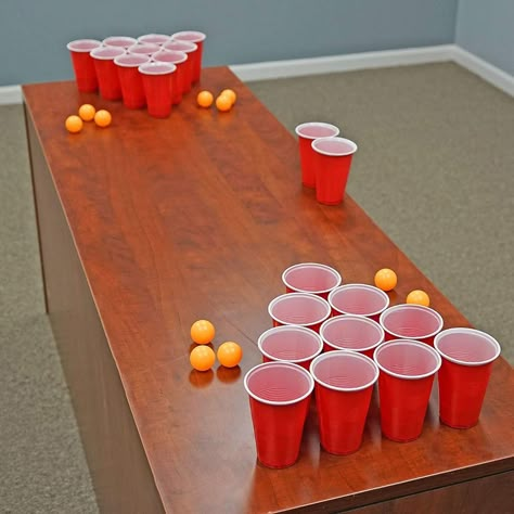 Drinking Cup Games For Adults, Fun Cup Games For Adults, Cups Games For Adults, Pool Games For Adults, Games With Cups, Red Solo Cup Games For Adults, Cup Games For Adults Videos, Funny Games For Groups, Christmas Party Games For Adults