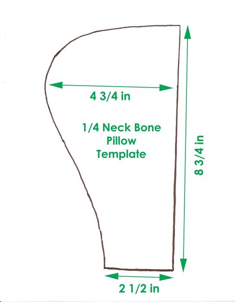 A while back, I was riding in my Mom's car and I was using her neck bone pillow she always kept there for long trips.  It was not bi... Neck Pillow Pattern, Bone Pillow, Best Neck Pillow, Neck Bone, Fleece Pillow, Neck Bones, Sewing Machine Needle, Bone Crafts, Crafts Halloween