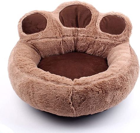 Fluffy Paw Pet Bed Mat Warm Plush Cat Round Bed Mat Small Dogs Cushion Pads Nesting Cave Removable Pad for Cat Dog Soft Cat Kennel Dogs Mattress Cozy Washable Pet Sleeping Bed Cosy Calming Bed : Amazon.co.uk: Pet Supplies Kitten House, Dog House Bed, Soft Paws, Pet Beds Cat, Pet Sofa Bed, Sleeping Kitten, Pet Sofa, Warm Bed, Small Puppies