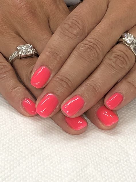 Watermelon Pink Summer Gel Nails Holiday Nails Summer 2023 Pink, Watermelon Colour Nails, Watermelon Colored Nails, Watermelon Red Nails, Watermelon Gel Nails, Watermelon Nail Color, Holiday Gel Nails Summer, Pink Summer Gel Nails, Watermelon Color Nails