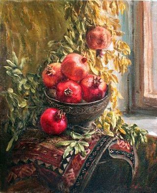 Pomegranate Art, Oil Painting Pictures, Hyper Realistic Paintings, Oil Painting Tutorial, Watercolor Architecture, Still Life Fruit, Watercolor Fruit, Fruit Photography, Cottage Art