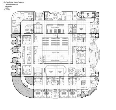 Spaceship Floor Plan, Ship Deck, Traveller Rpg, Cyberpunk Rpg, Ship Map, Starship Concept, Rpg Ideas, Rpg Maps, Architectural Floor Plans