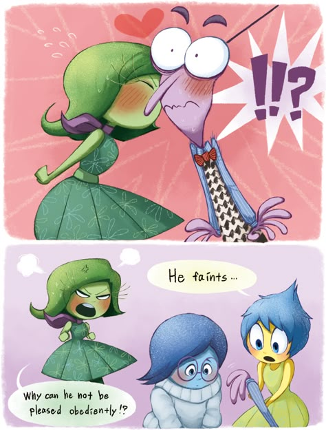 Inside Out Fanart, Disney Princess Jokes, New Pixar Movies, Fear Inside Out, Inside Out Emotions, Cartoon Movie Characters, Movie Inside Out, Disney Cuties, Inside Out 2