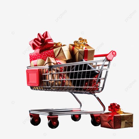 christmas shopping concept grocery cart and present on black shopping trolley trolley png Grocery Cart, Shopping Carts, Shopping Trolley, Transparent Image, Graphic Templates, Christmas Background, Png Transparent, Christmas Shopping, Png Image