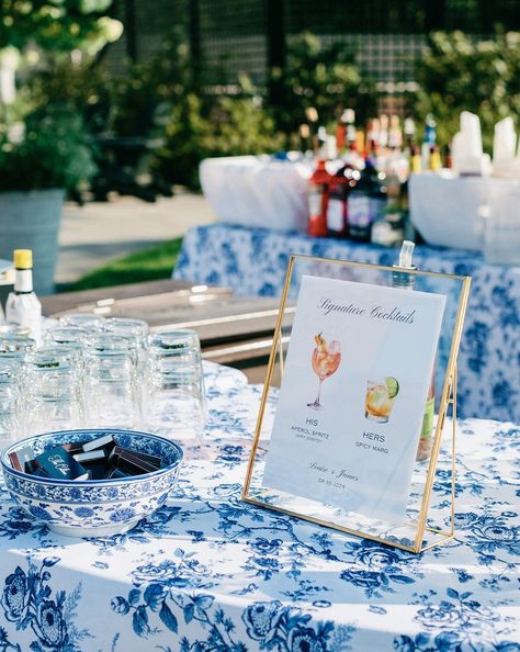 Dreaming in shades of blue and white under the summer sky ✨💙 Louise and James' stunning Nantucket-style wedding was the perfect blend of coastal charm and timeless elegance. With breathtaking blue and white florals cascading under our beautiful tent, every moment feels like a sea breeze on a perfect summer day. #nantucket #weddingtheme #weddingaethetic #outdoorwedding #nycwedding #luxuryweddings #weddinginspo #colorfulwedding #receptiondecor #weddingdetails #weddingtips #chicoutdoorwedding Blue And White Florals, Nantucket Wedding, Perfect Summer Day, Nantucket Style, White Florals, Coastal Charm, Summer Sky, Aperol Spritz, Signature Cocktail