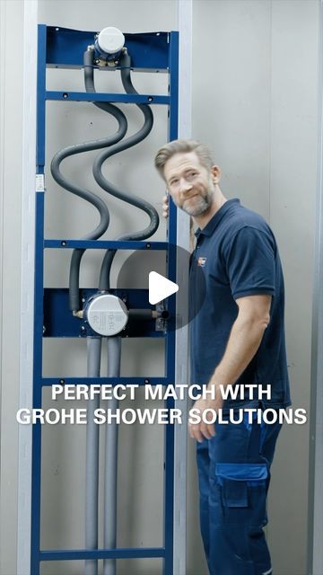 GROHE on Instagram: "Install a concealed shower system in just a few steps with the GROHE Rapido Shower Frame!

🚿 Efficient Installation: Pre-mounted and leak-tested, this frame saves up to 3 hours of work*.

🚿 Flexible Options: Available as Mono or Duo versions for two or three shower functions.

🚿 Reliable Quality: Delivered with a ten-year warranty.

💪 Perfect for Upgrades: Fits any wall with just 77 mm depth, ideal for new builds or renovations.

GROHE Rapido Shower Frame: Fast, Easy, Safe installation for your projects, fulfilling all your customers‘ needs!

#GROHE #BathroomDesign #ShowerSolutions #HomeImprovement #QuickInstallation #Quality #showerframe
*Compared to the average installation time of a GROHE concealed shower system." Grohe Shower System, Shower Solutions, Grohe Bathroom, Shower Frame, Hans Grohe, Grohe Shower, Shower Systems, New Builds, Bathroom Interior Design