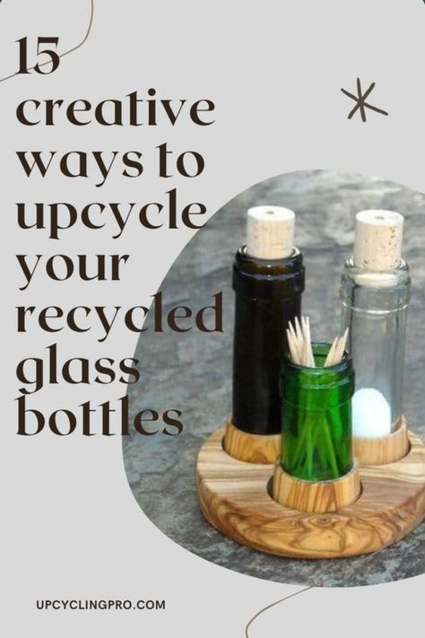 Discover creative ways to upcycle recycled glass bottles into stunning decor pieces. From simple crafts to intricate art, the possibilities are endless. Transform your space with unique recycled glass bottles decor that adds a touch of sustainability and charm. Get inspired and unleash your creativity with these recycled glass bottles ideas. Glass Bottles Ideas, Glass Bottles Decor, Upcycled Candle Holders, Colorful Art Installations, Bottle Art Projects, Glass Bottle Decor, Old Glass Bottles, Recycled Wine Bottles, Unique Candle Holders