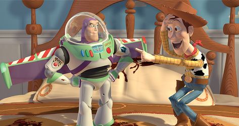 I got Woody Humor Disney, Childhood Ruined, Dibujos Toy Story, Toy Story 1995, Sir Anthony Hopkins, Right In The Childhood, Disney Quotes Funny, Disney Theory, Tim Allen