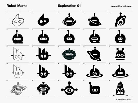 Robot Logo Design, Robotics Logo, Iq Logo, Robot Icon, Robot Logo, Design Exploration, Graph Design, Logo Project, Instructional Design