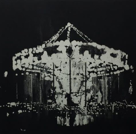 Ritsuko Ozeki Night, 2012 lift ground etching, aquatint 20 x 20 in 50.8 x 50.8 cm Etching Aquatint, Paper Folding Art, Drypoint Etching, Ferris Wheels, Flower Artists, Etching Prints, Inspiring Photography, Texture Inspiration, Printmaking Art