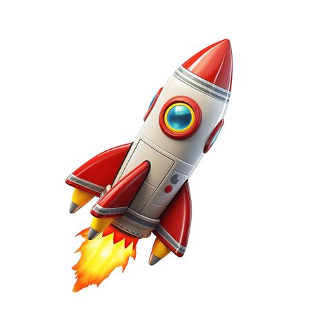 Rocket Aesthetic, Rocket Png, Rocket Clipart, Rocket Illustration, Cartoon Rocket, Rocket Flying, Rocket Art, Crown Frames, Graphic Portfolio