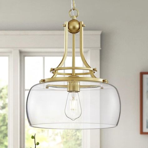 Farmhouse Simplicity and Beauty. WUZUPS Chandelier Rustic Farmhouse Industrial Round Ceiling Pendant LED Light Fixture with Clear Glass Shades for Dining Room Kitchen Island Foyer Entryway, H 17" x W 13.4", E26 Base, Gold

#ads #promotions #farmhouse #pendant #chandelier #light #entryway #dining #diningroom #foyer #decor #home #decorations #classic #glass #kitchen Light Entryway, Lights Over Kitchen Island, Chandelier Rustic, Glass Pendant Ceiling Light, Chandelier Farmhouse, Gold Ceiling Light, Farmhouse Industrial, Gold Pendant Lighting, Foyer Entryway