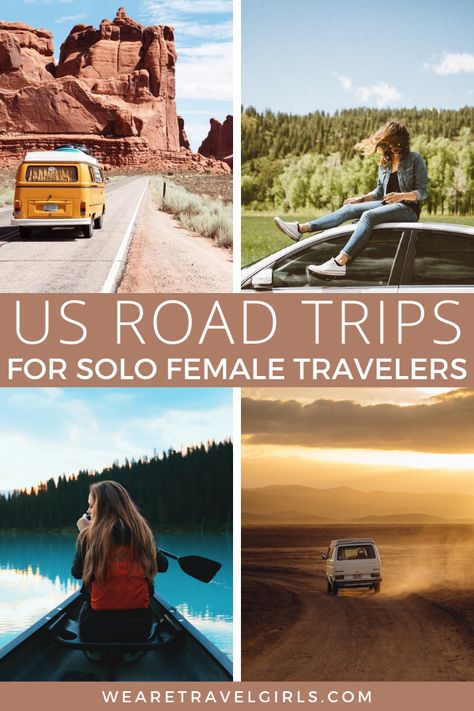 Solo Female Travel Usa, Trip Destinations, East Coast Road Trip, Solo Travel Destinations, Road Trip Packing, Solo Travel Tips, Solo Trip, Road Trip Destinations, Us Road Trip