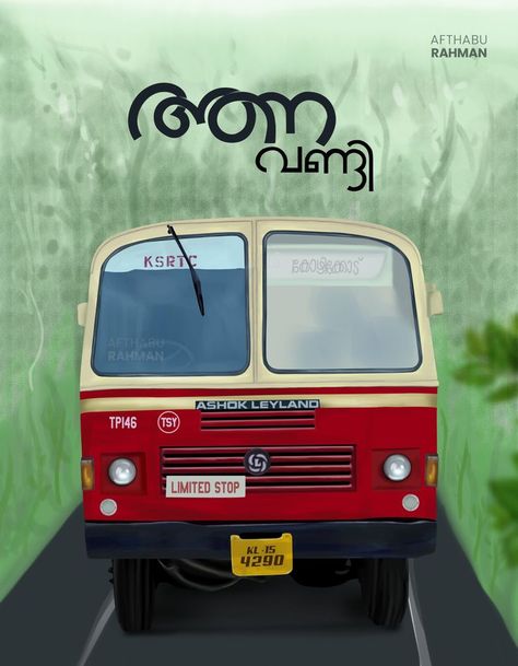 KSRTC Bus digital art on adobe photoshop Bus Drawing Sketch, Kerala Village, Ksrtc Bus, Bus Illustration, Bus Drawing, Bus Cartoon, Bus Art, Composition Painting, Window Drawing