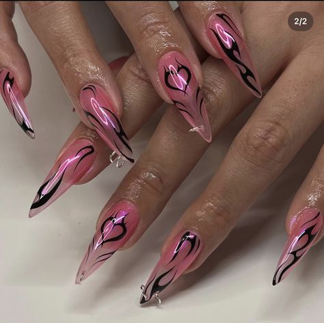 Concert Nails, Stilleto Nails Designs, Wow Nails, Nail Color Trends, Pretty Gel Nails, Fire Nails, Funky Nails, Pretty Acrylic Nails, Chic Nails