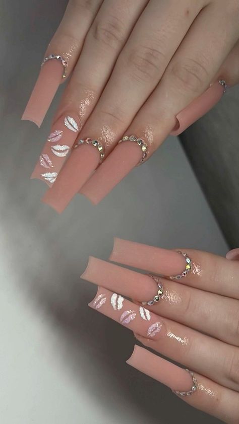 NAILSXXMAR’s Instagram post: “💋 #nails #nailart #vdaynails #medfordnails #valentinesn… in 2022 | Acrylic nails coffin pink, Classy acrylic nails, Long acrylic nails coffin Nail Long Ideas, Xxxl Nails, Long Nail Ideas, Nails Long Acrylic, Acrylic Nails Long, Diy Acrylic Nails, Drip Nails, Girly Acrylic Nails, Classy Acrylic Nails