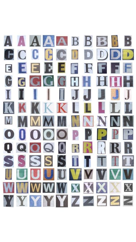 Collage Letters, Newspaper Letters, Letter Collage, Collage Stickers, Scrapbook Letters, Stickers To Print, Online Scrapbook, Scrapbook Inspo, Scrapbook Printing