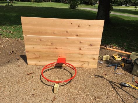 Diy Basketball Hoop, Trampoline Basketball Hoop, Home Basketball Court, Diy Basketball, Basketball Court Backyard, Basketball Ring, Pool Basketball, Basketball Goal, Basketball Rim