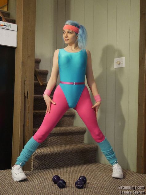 80s Aerobics Outfit, Aerobics Outfit, Unitard Outfit, 80s Workout Outfit, Aerobic Outfits, 80s Workout Clothes, Fashion Over The Decades, Leotard Outfit, Leg Warmers Outfit