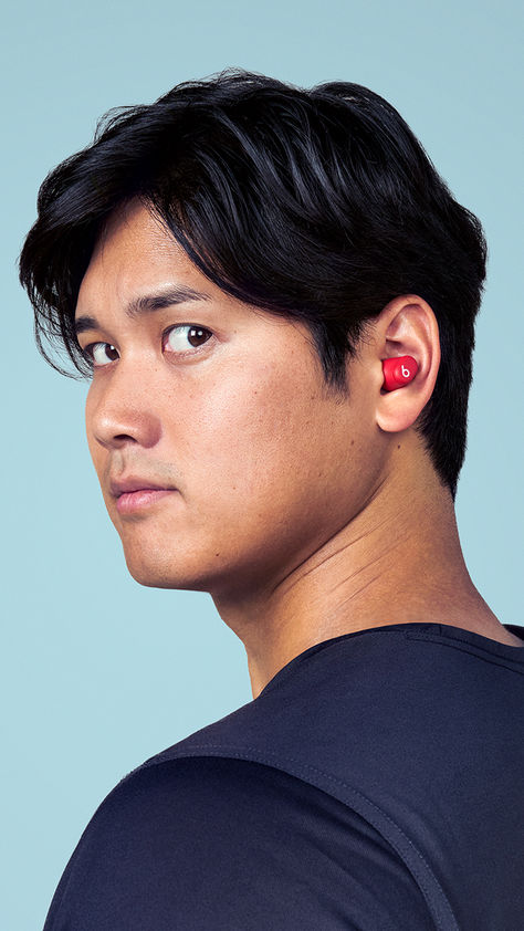 Shohei Ohtani wears Beats Solo Buds, Beats Fit Pro and Beats Studio Pro. Beats Studio Buds, Beats Solo, Beats Studio, How To Wear