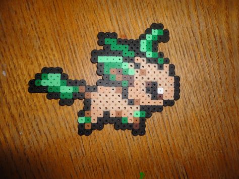 Leafeon *Pokemon Perler beads (midi 5mm) Leafeon Perler Beads, Leafeon Pokemon, Hama Beads Pokemon, Pokemon Perler, Pokemon Perler Beads, Catch Em All, Hama Beads, Perler Beads, Aesthetic Backgrounds