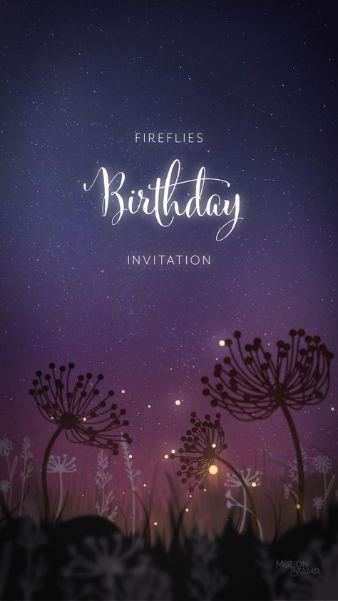 Delight your party guests with an unique animated birthday invitation card. A Unique design idea which begins as a background template. Simply visit our website, enter your text online, and soon a video file will be in your email inbox - ready to donwload and send to your guests. Save this pin and click on the pin title to visit our store and order your birthday invitation today. Unique Birthday Invitations, Online Party Invitations, Wedding Invitation Etiquette, Animated Invitations, Garden Birthday, Background Template, Modern Invitation, Enchanted Garden, Birthday Gif