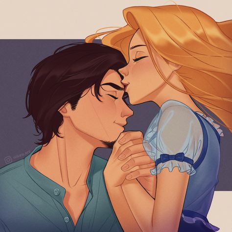 Flynn Rider Painting, Flynn X Rapunzel Fanart, Flynn And Rapunzel Fan Art, Rapunzel And Eugene Fanart, Flynn Rider And Rapunzel Fan Art, Rapunzel X Flynn Fanart, Rapunzel X Flynn, Disney Couples Fanart, Rapunzel And Eugene Fan Art