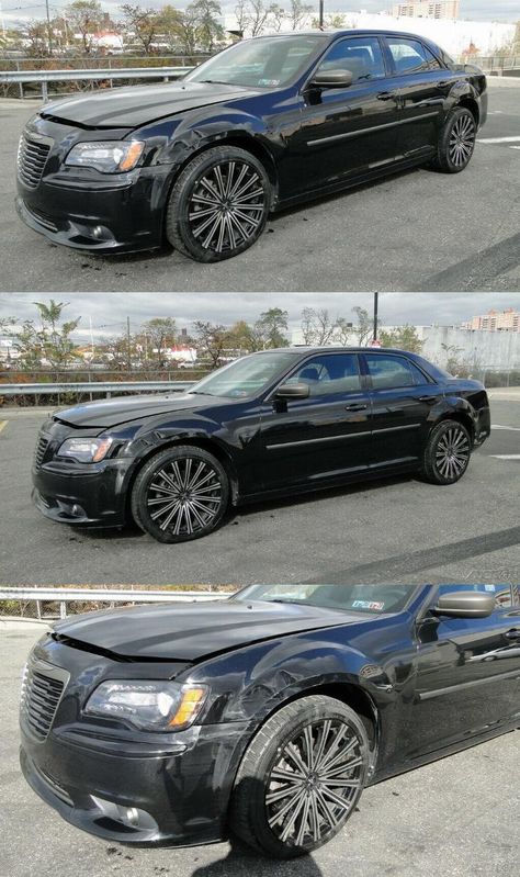 luxurious 2014 Chrysler 300 Series John Varvatos Luxury repairable 2014 Chrysler 300, Doors Exterior, Chrysler 300, John Varvatos, Interior Color, Black Trim, Sport Cars, Cars For Sale, Cars