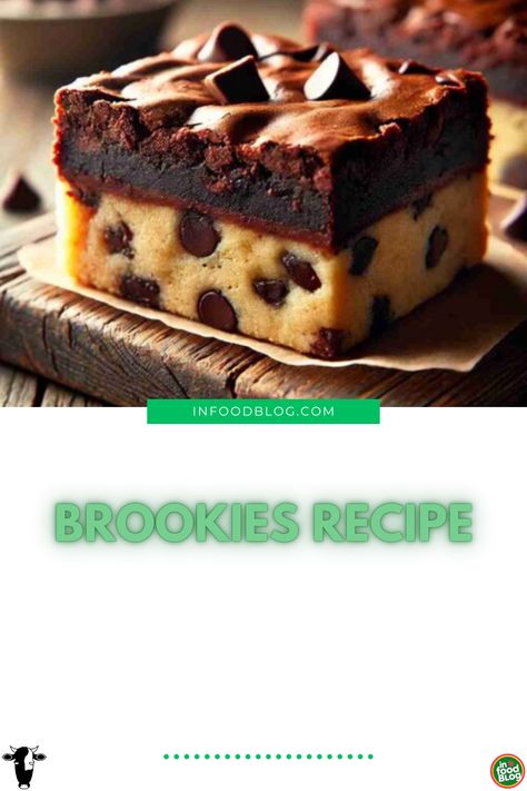 How To Make Brookies Recipe Brookies Recipe, Brownie Batter, Shaped Cookie, Vegetarian Chocolate, Baking Pans, Food Design, Melted Butter, Cocoa Powder, Cookie Dough