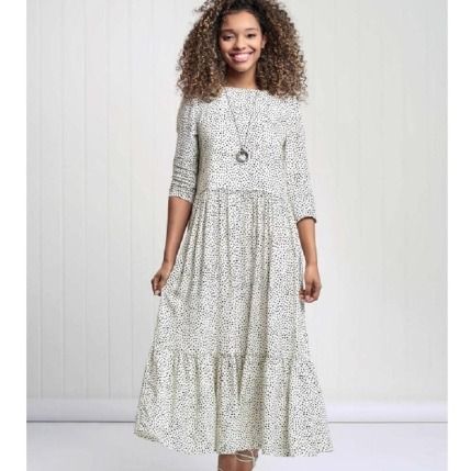 Ariana Midi Dress Free Dress Patterns For Women Easy, Midi Dress Pattern, Loose Dress Pattern, Summer Dress Sewing Patterns, Loose Midi Dress, Sewing Blouses, Free Pdf Sewing Patterns, Pattern Dress Women, Dress Patterns Free